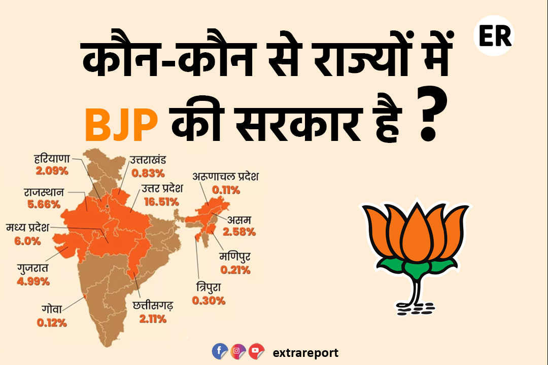 कौन-कौन से राज्यों में है बीजेपी की सरकार | BJP Ruling Sates List